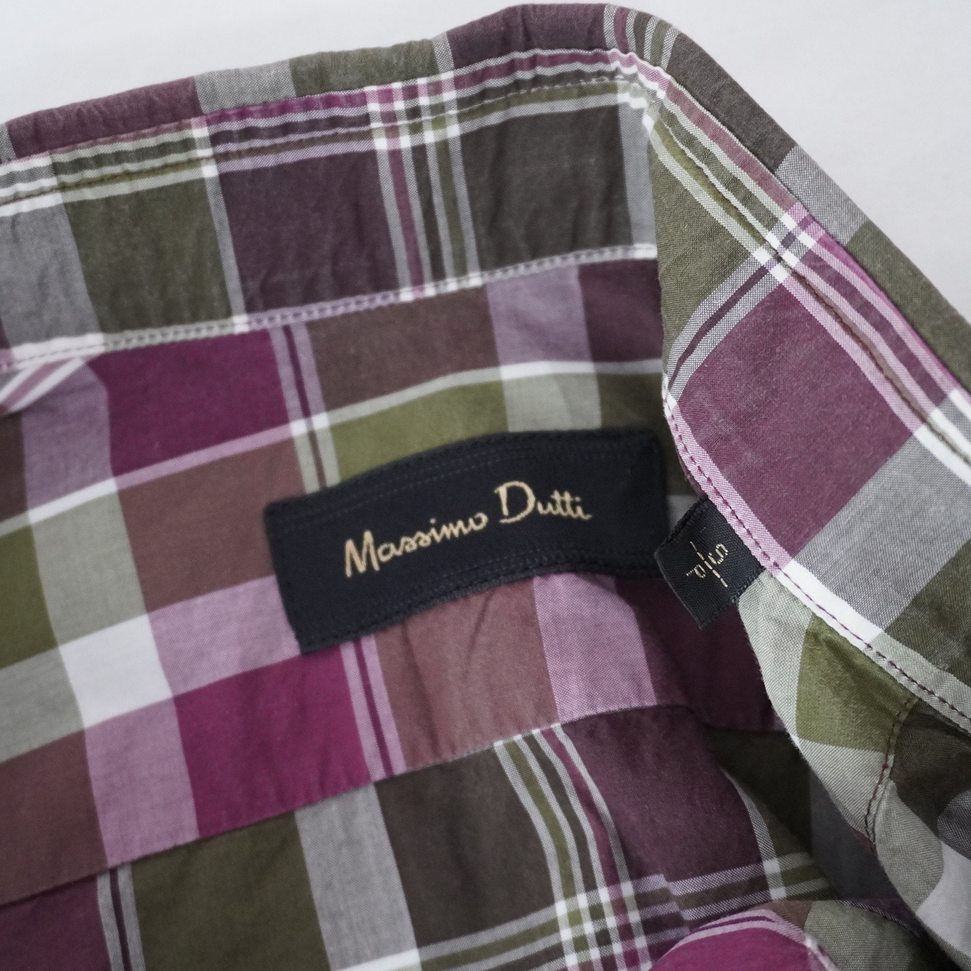 Camisa de Vestir Massimo Dutti para Hombre Usada - Multicolor, M