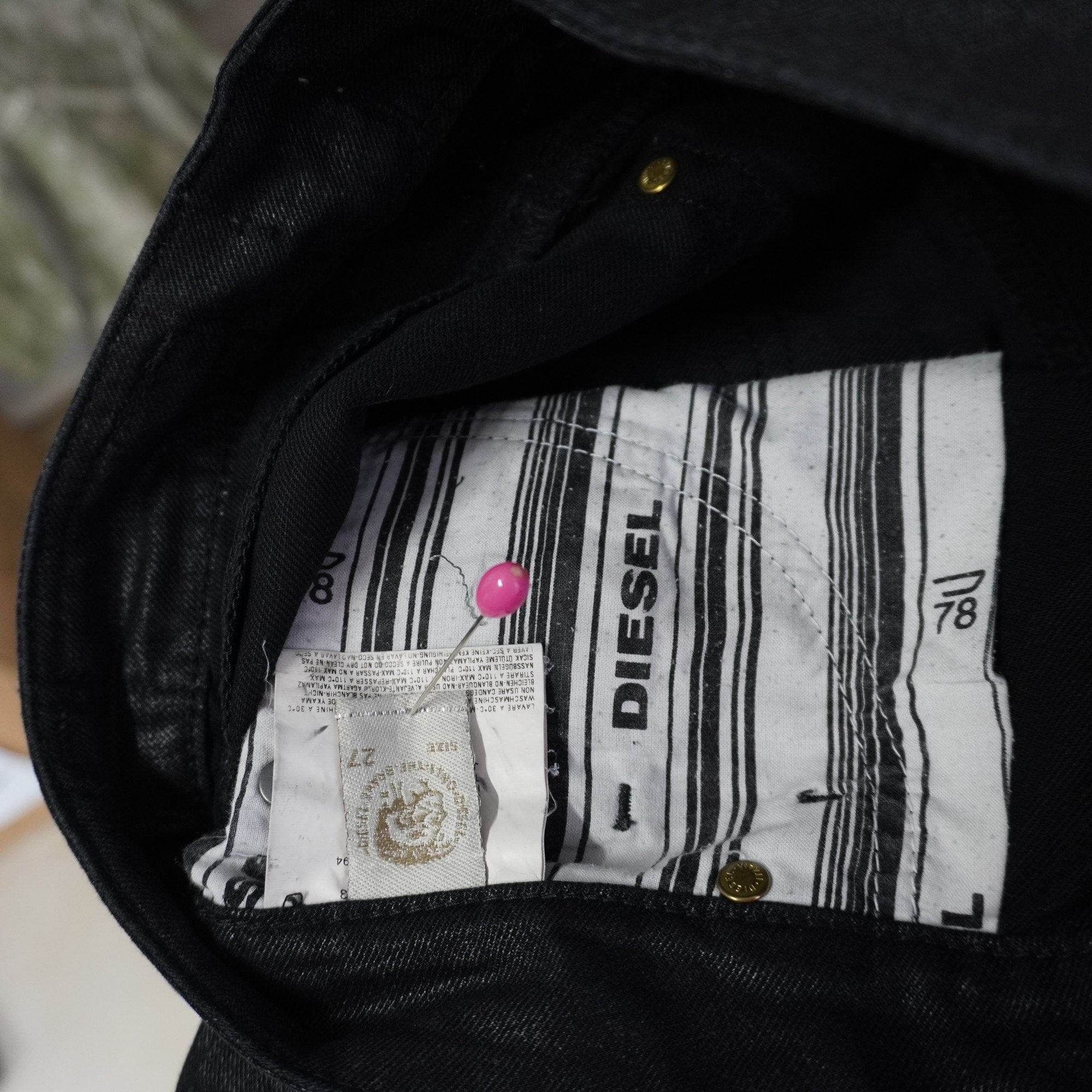 Vaqueros Diesel para Mujer Usados - Negro, S