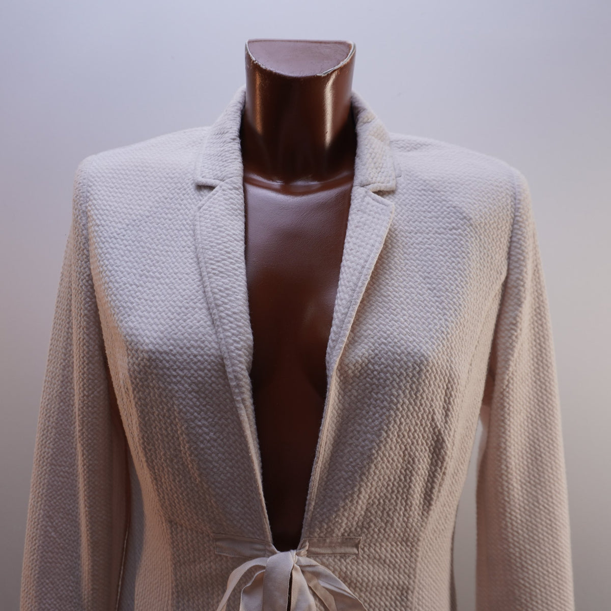 Blazer Betty Barslay para Mujer Usado - Beige, XL