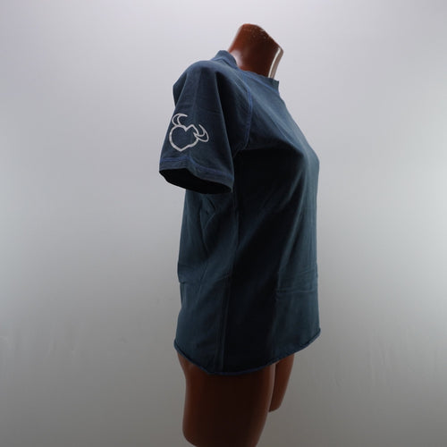 Camiseta Mda Mujer Usada - Azul, Pequeño (S)