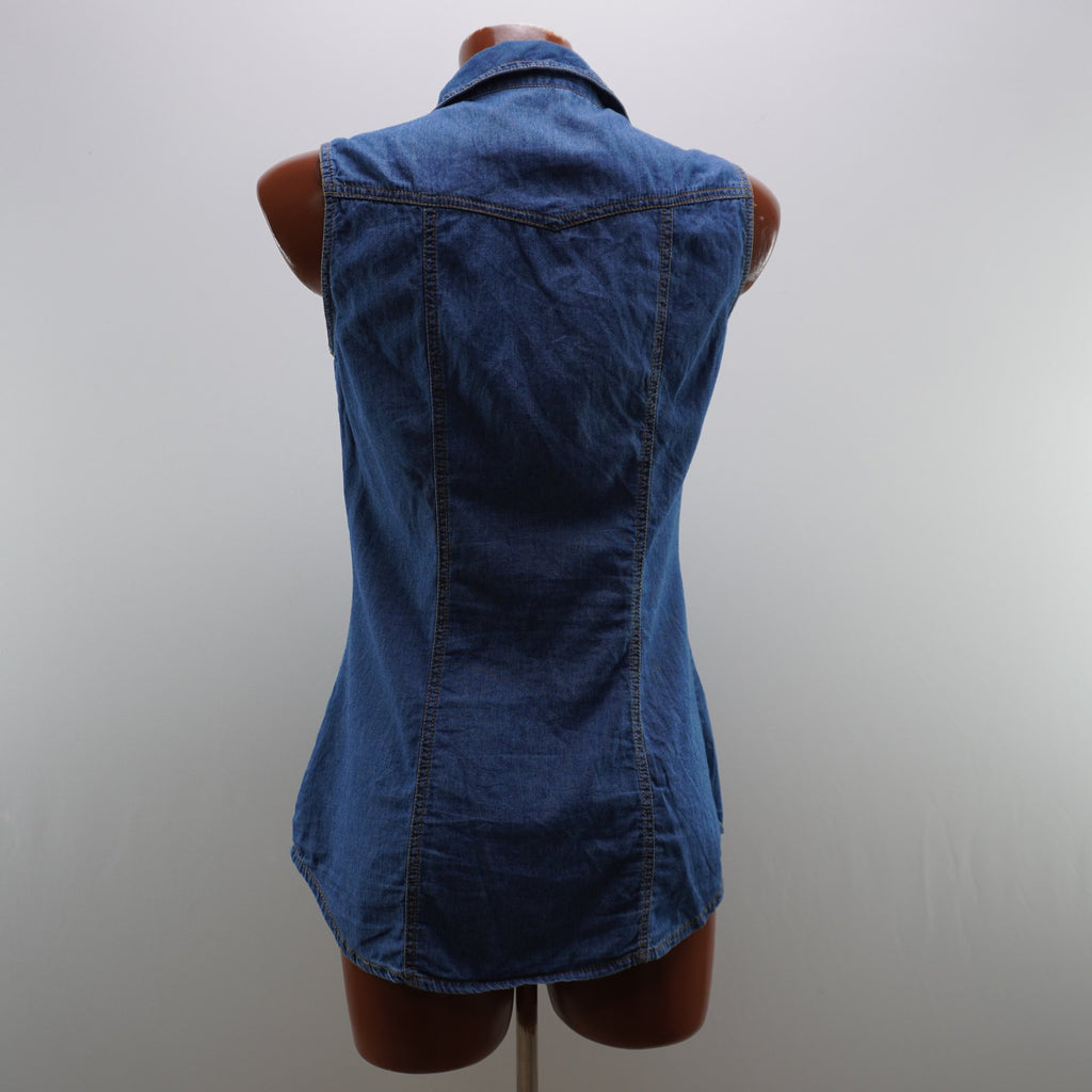Camisa Henley Stradivarius para Mujer Usada - Azul, M