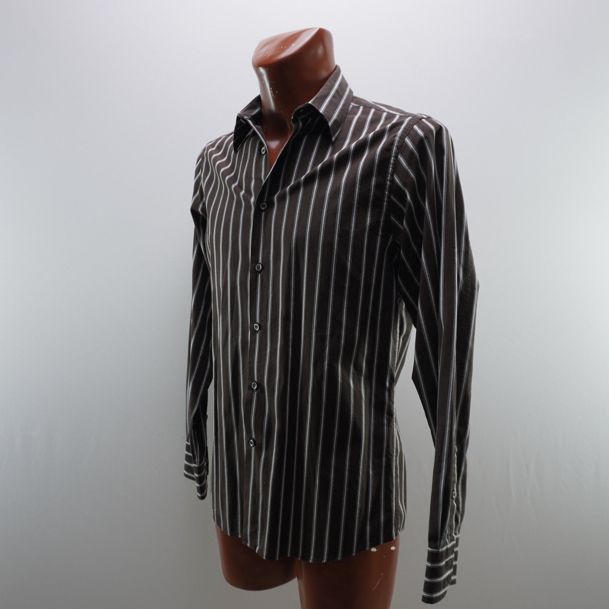 Camisa de Vestir Springfield para Hombre Usada - Marrón, Mediana (M)