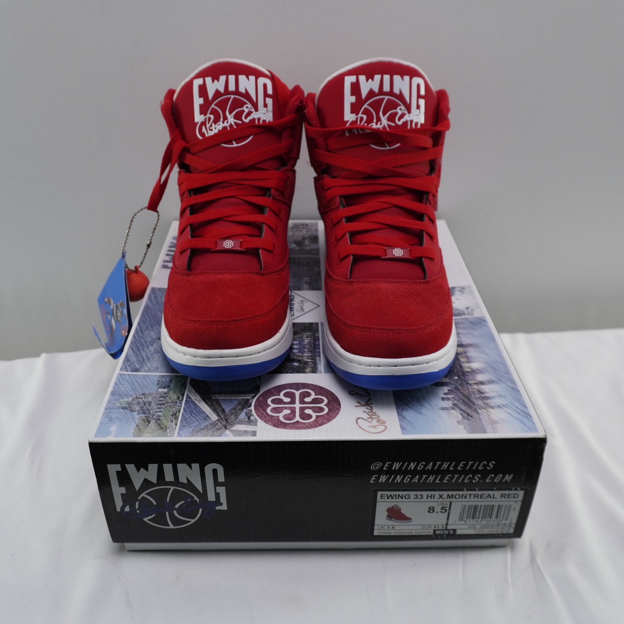 Zapatillas Patrick Ewing 33 Montreal para Hombre Usadas - Rojo, 41.5