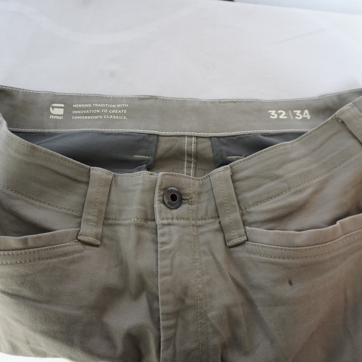 Vaqueros G-Star para Hombre Usados - Gris, L