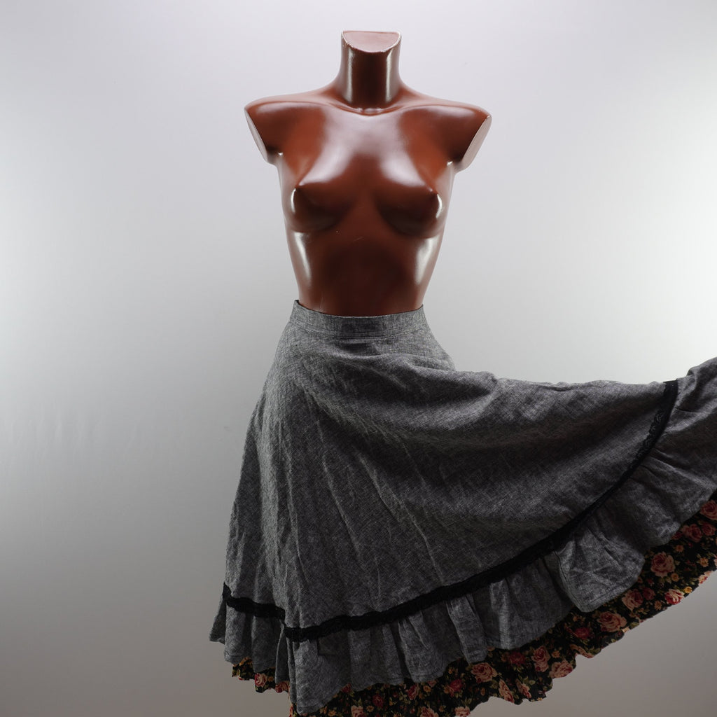 Falda Italian Style para Mujer Usada - Gris, XXL