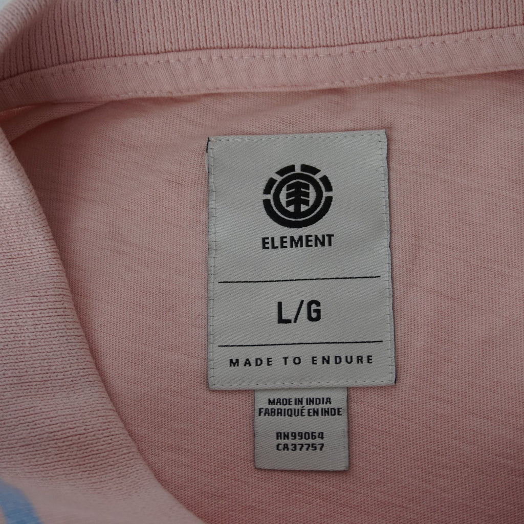 Camiseta de Manga Corta Element para Hombre Usada - Rosa, L