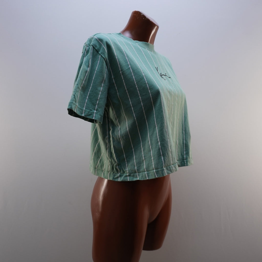 Camiseta de Manga Corta Karl Kani para Mujer Usada - Verde, M