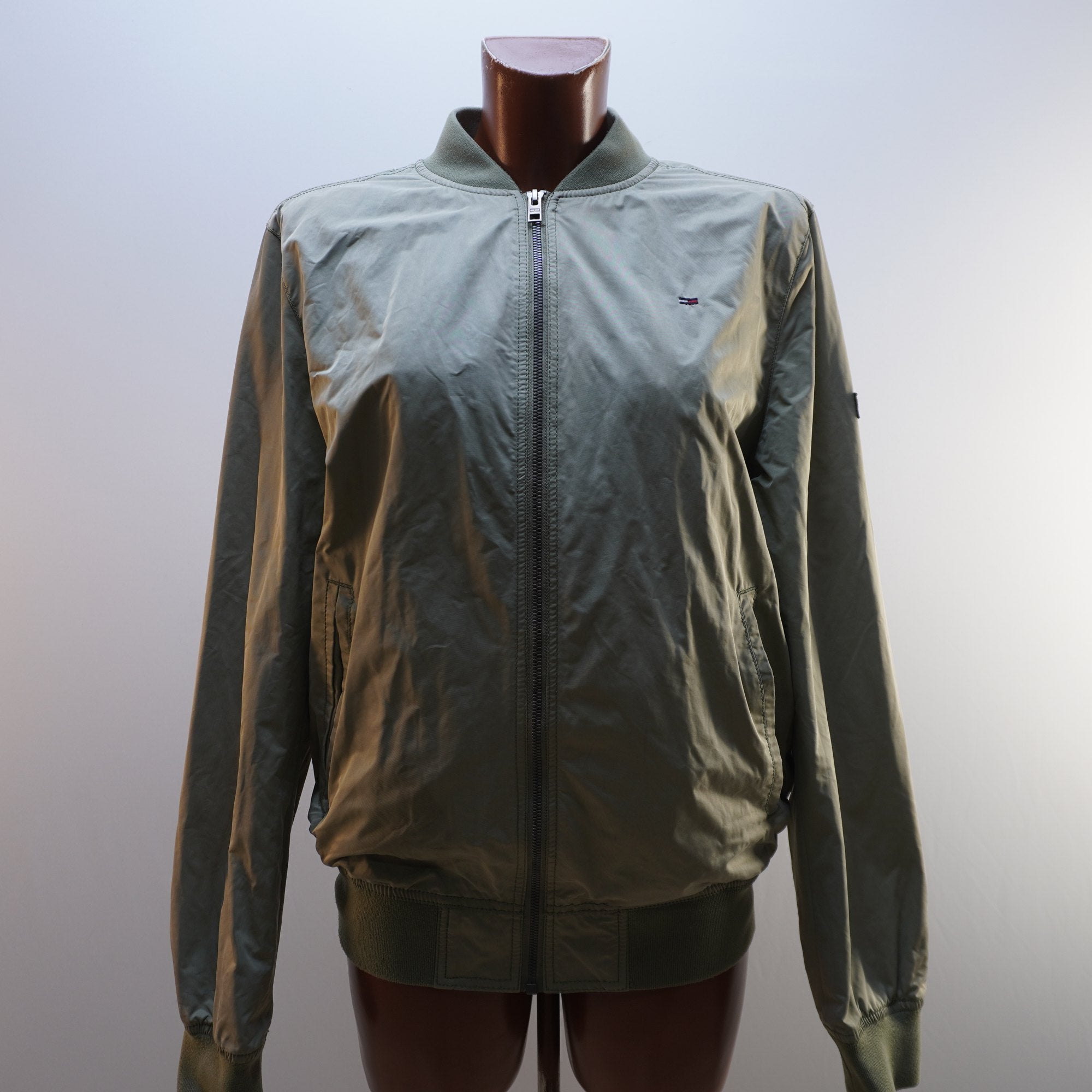 Chaqueta Bomber Tommy Hilfiger para Hombre Usada - Verde, L