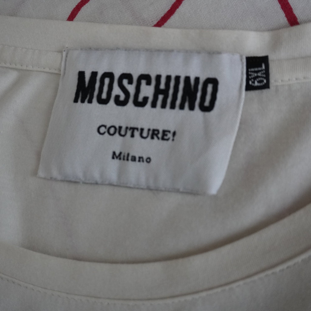 Camiseta Moschino para Hombre Usada - Blanca, 6XL