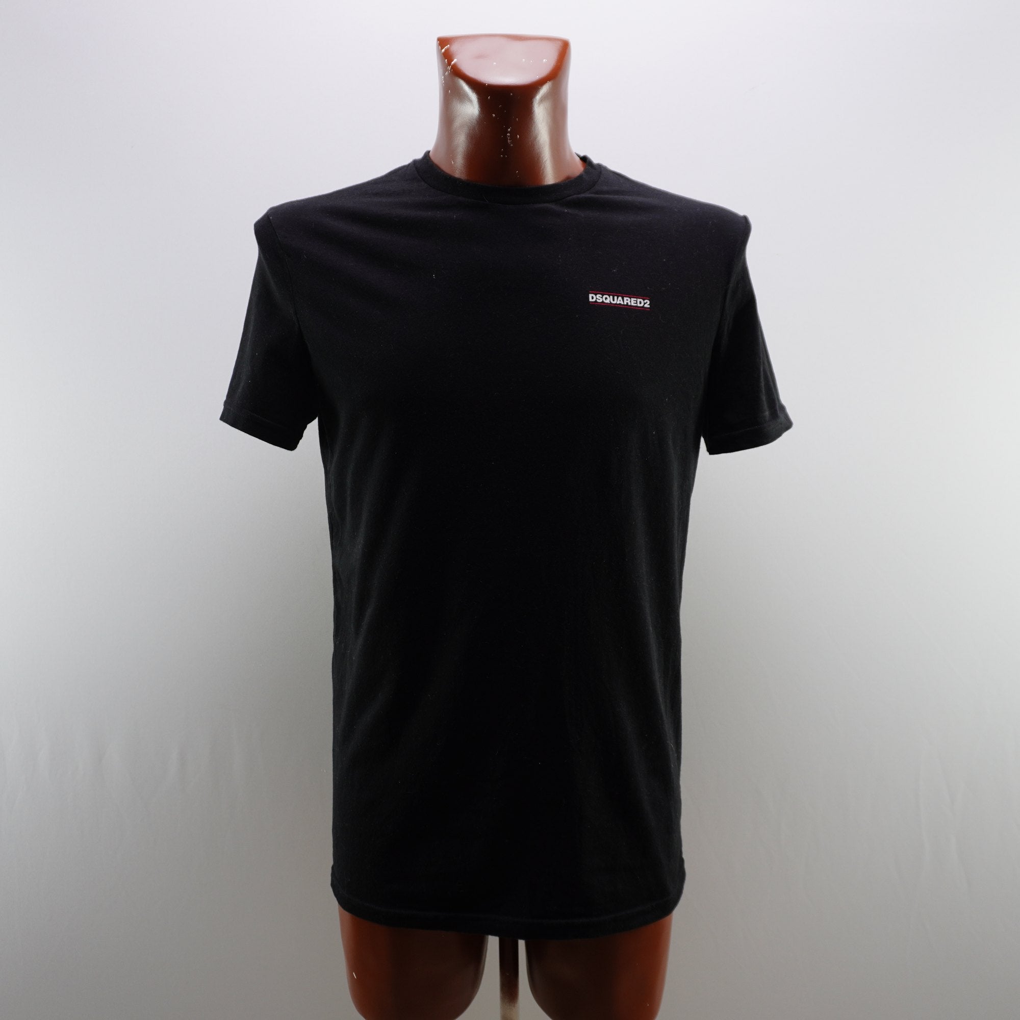 Camiseta de Manga Corta Dsquared2 para Hombre Usada - Negro, M