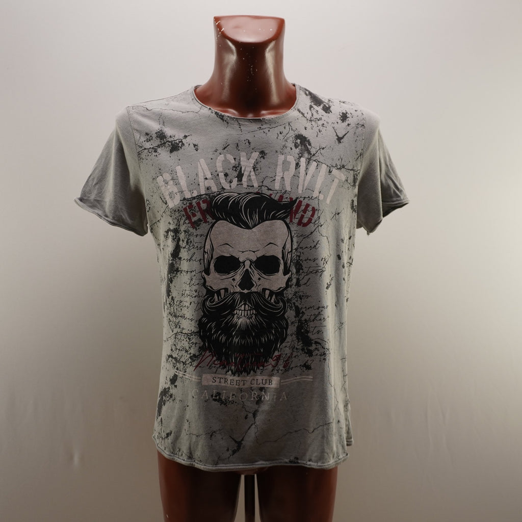 Camiseta de Manga Corta Much More para Hombre Usada - Gris, M
