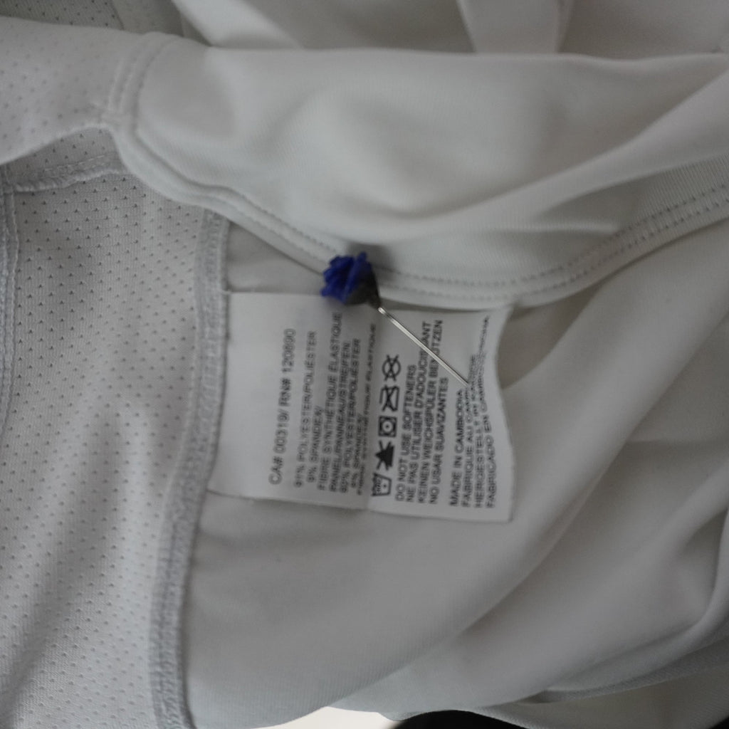 Camiseta de Manga Corta Wilson para Mujer - Blanco, XL, Usada en Muy Buen Estado