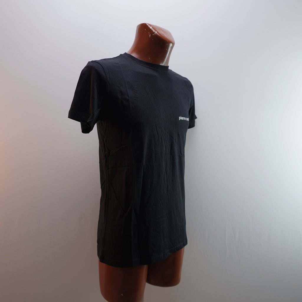 Camiseta de Manga Corta Pierre Cardin para Hombre Usada - Negra, S