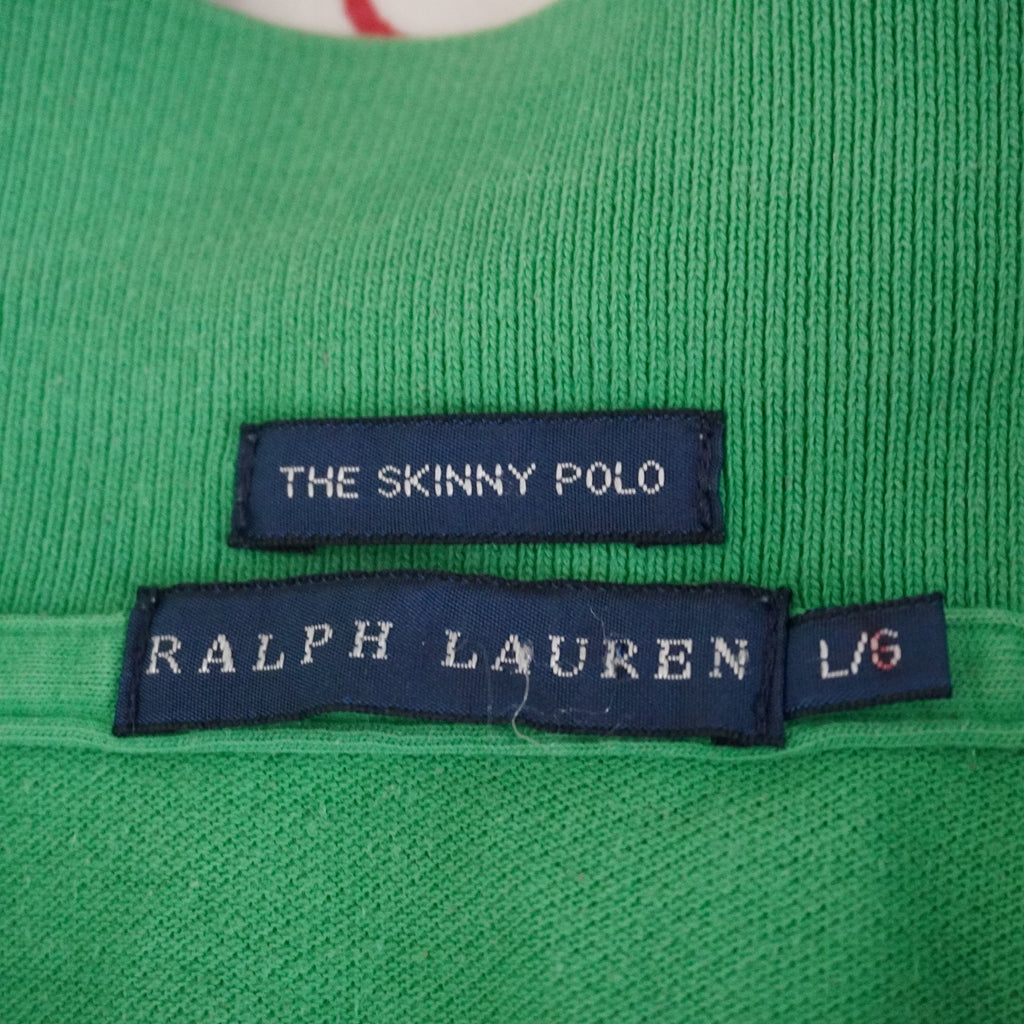 Camiseta de Manga Corta Ralph Lauren para Mujer - Verde, L (Usada en Muy Buen Estado)