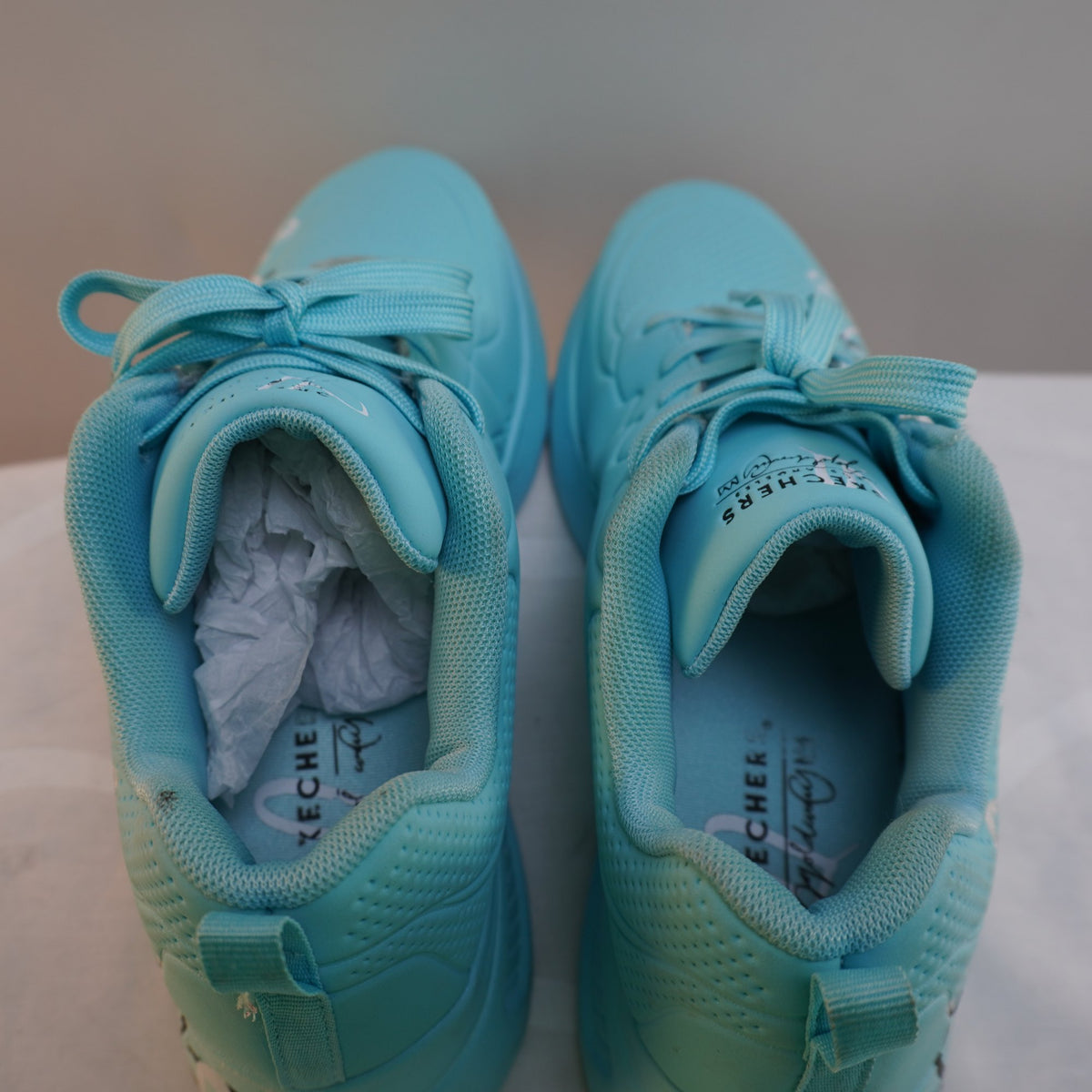 Zapatillas Skechers para Mujer Usadas - Azul, 39