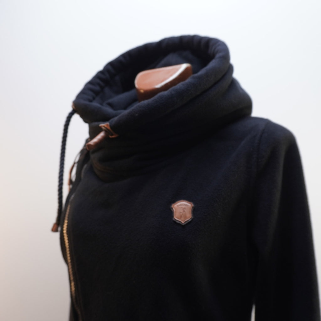 Sudadera con Capucha Naketano para Mujer Usada - Negra, XL