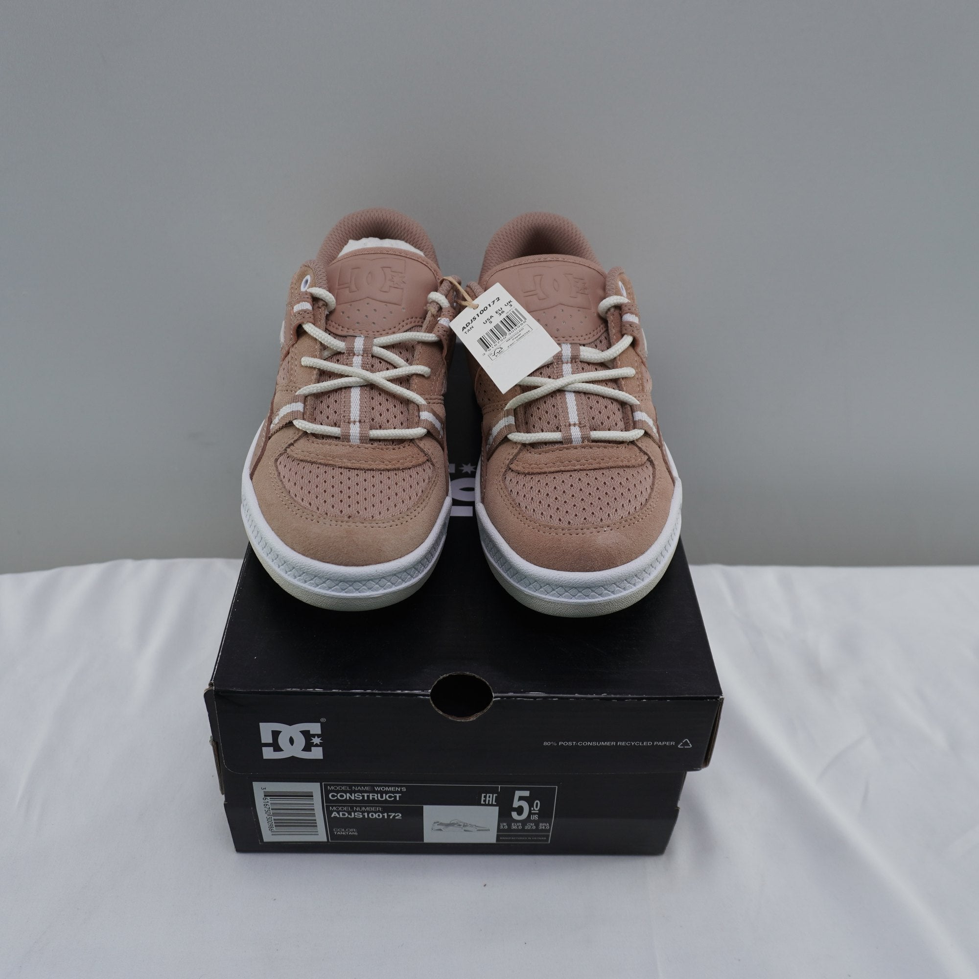 Zapatillas DC Shoes para Mujer Usadas - Beige, Talla 36