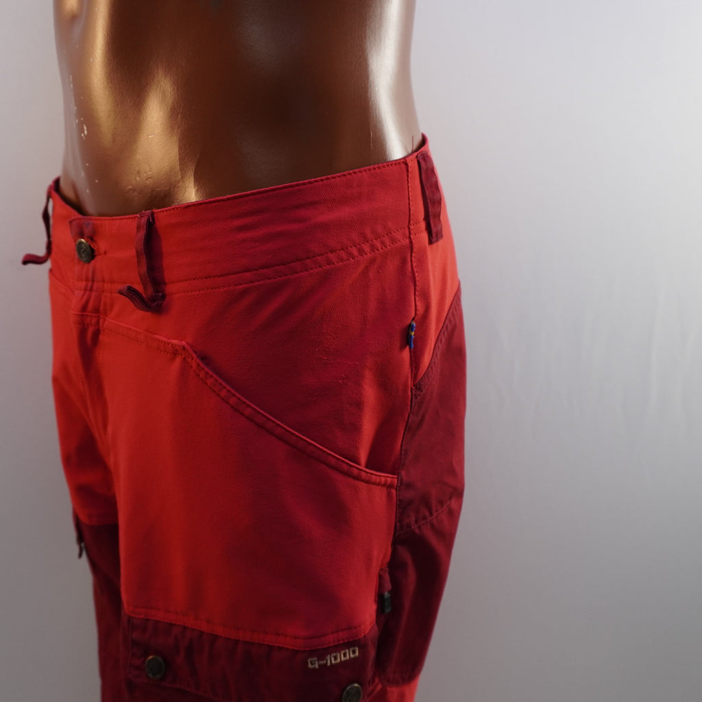 Pantalones tipo Cargo Fjallraven para Mujer Usados - Rojos, L