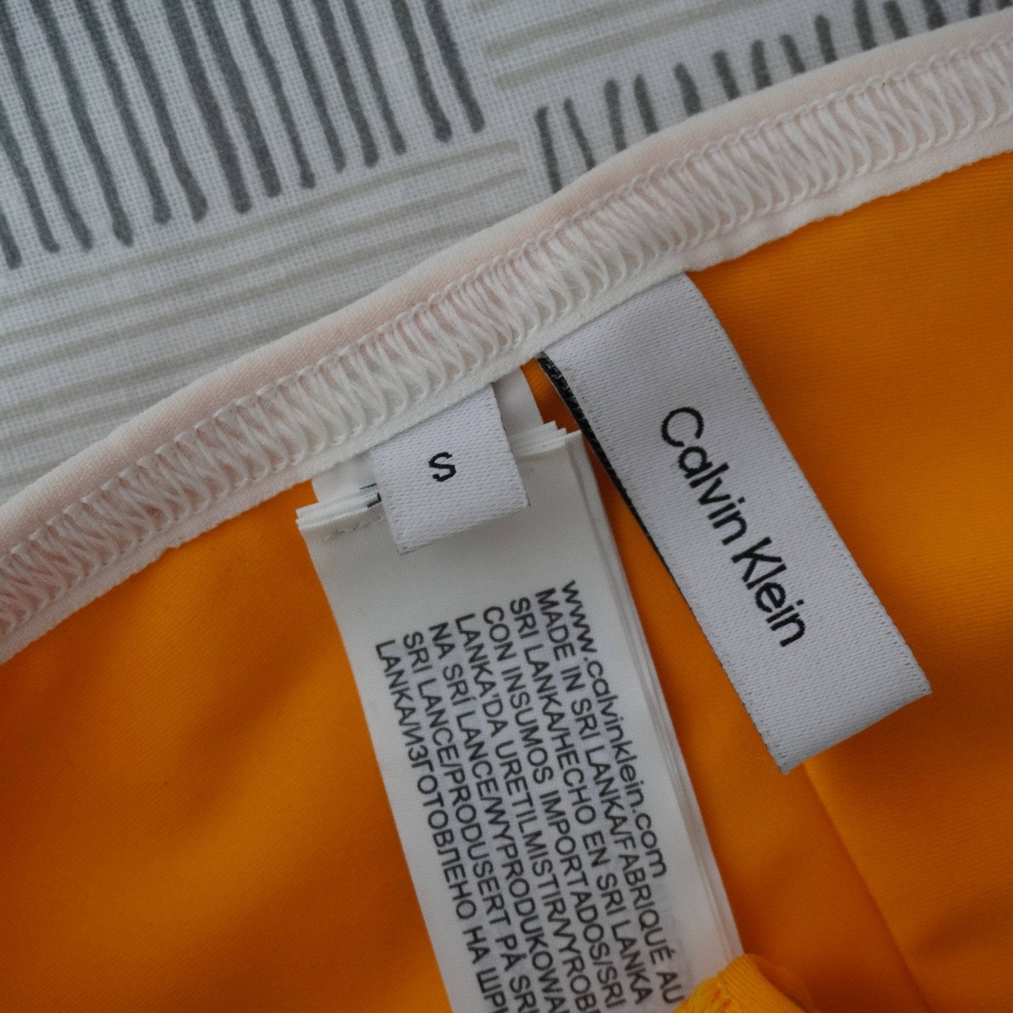Vestido de Baño Calvin Klein para Mujeres Usado - Naranja, S