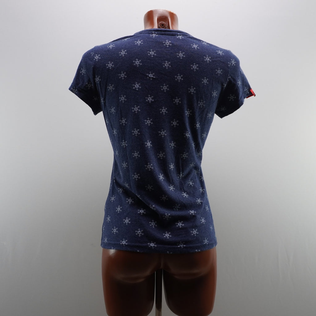 Camiseta Superdry para Mujer Usada - Azul, Mediano (M)
