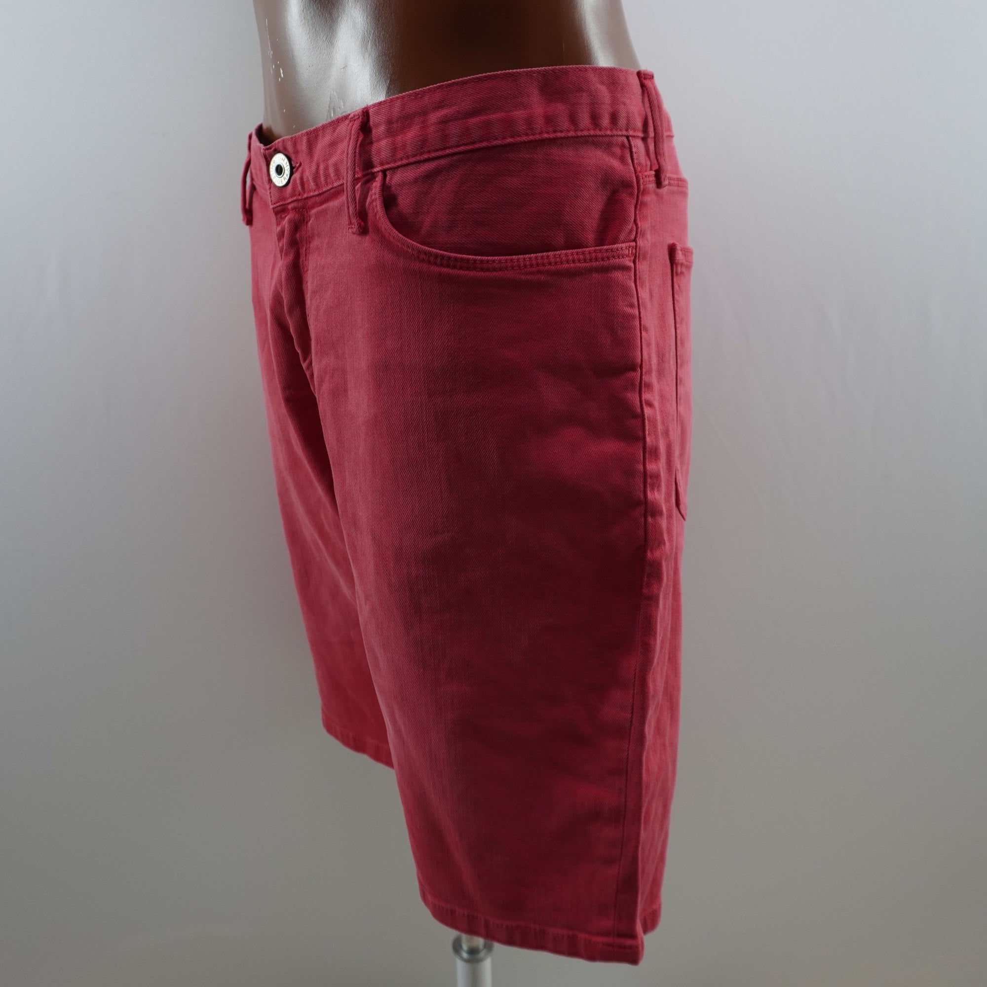 Pantalones Cortos Vaqueros Tommy Hilfiger para Hombre Usados - Rojos, L