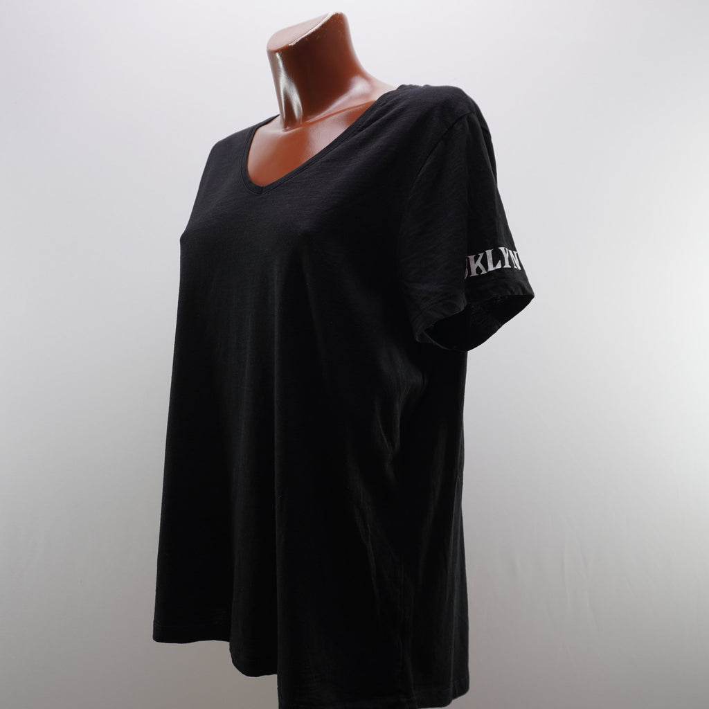 Camiseta de Manga Corta Brooklyn para Mujer Usada - Negra, L
