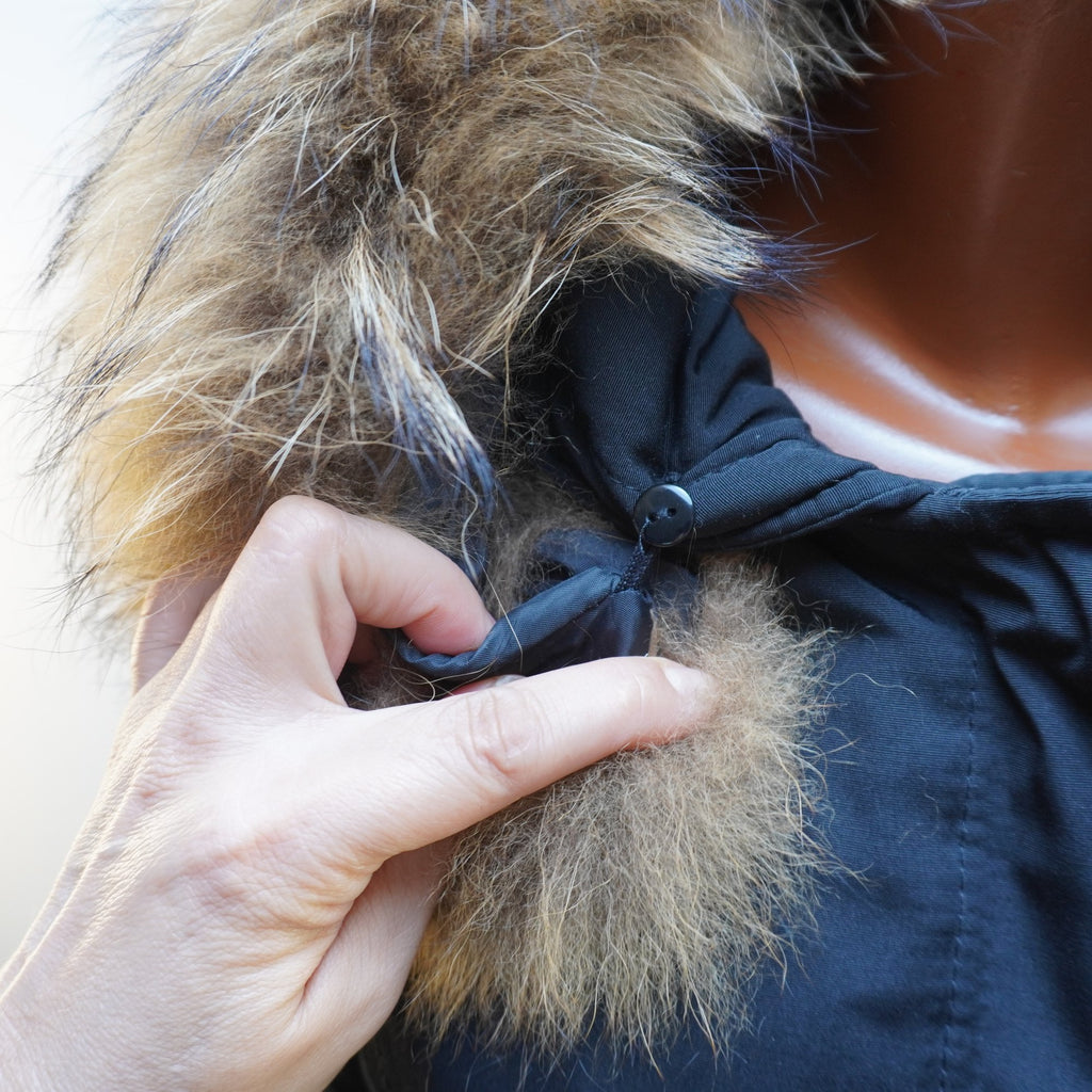 Parka Venue para Mujer Usada - Negra, XS
