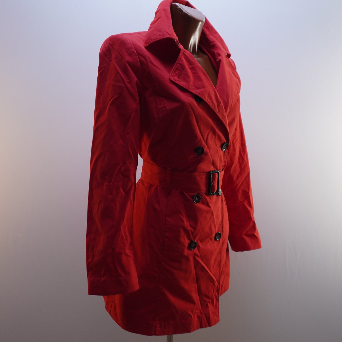 Capa Benetton para Mujer Usada - Roja, Grande (L)