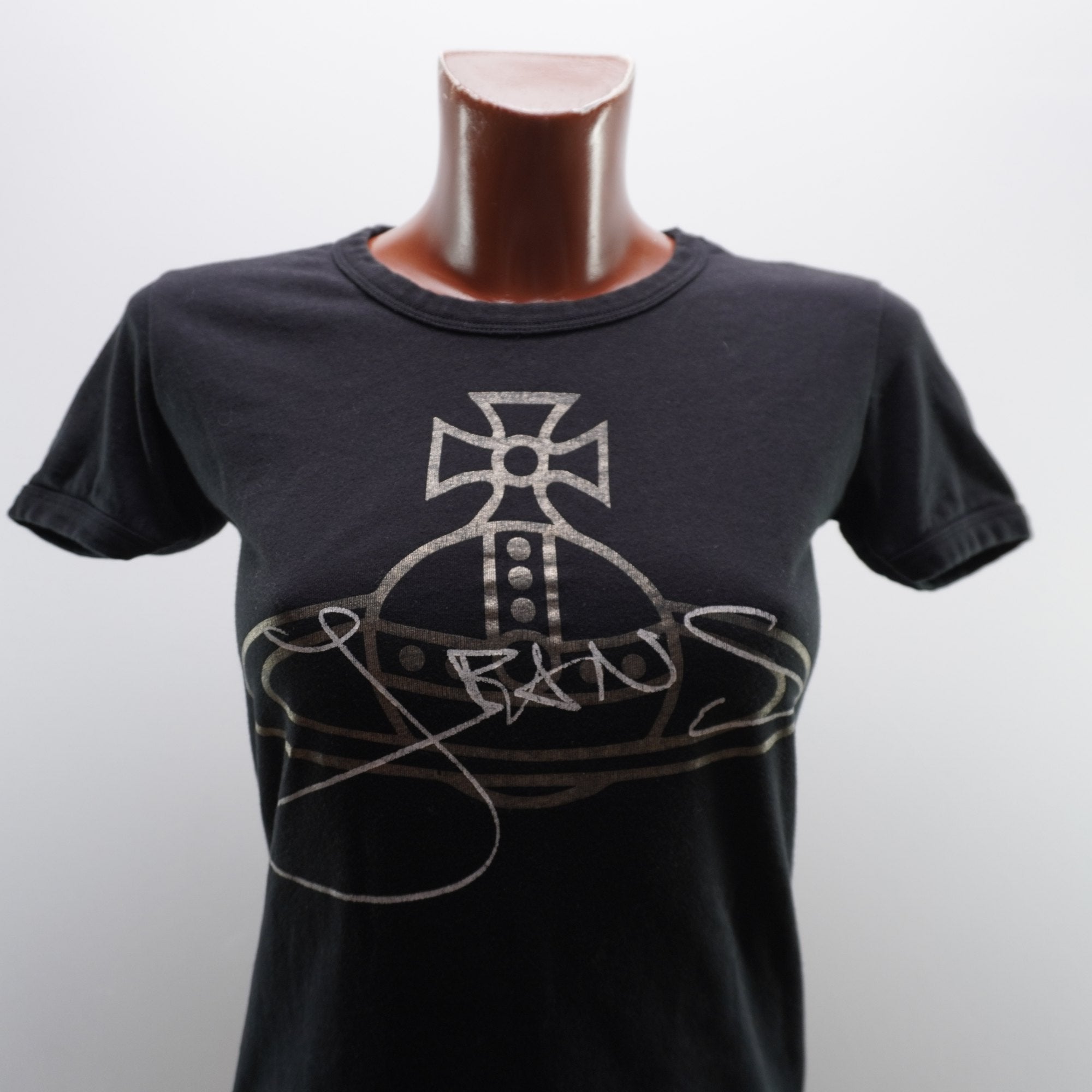 Camiseta Vivienne Westwood Anglomania para Mujer Usada - Negra, XS