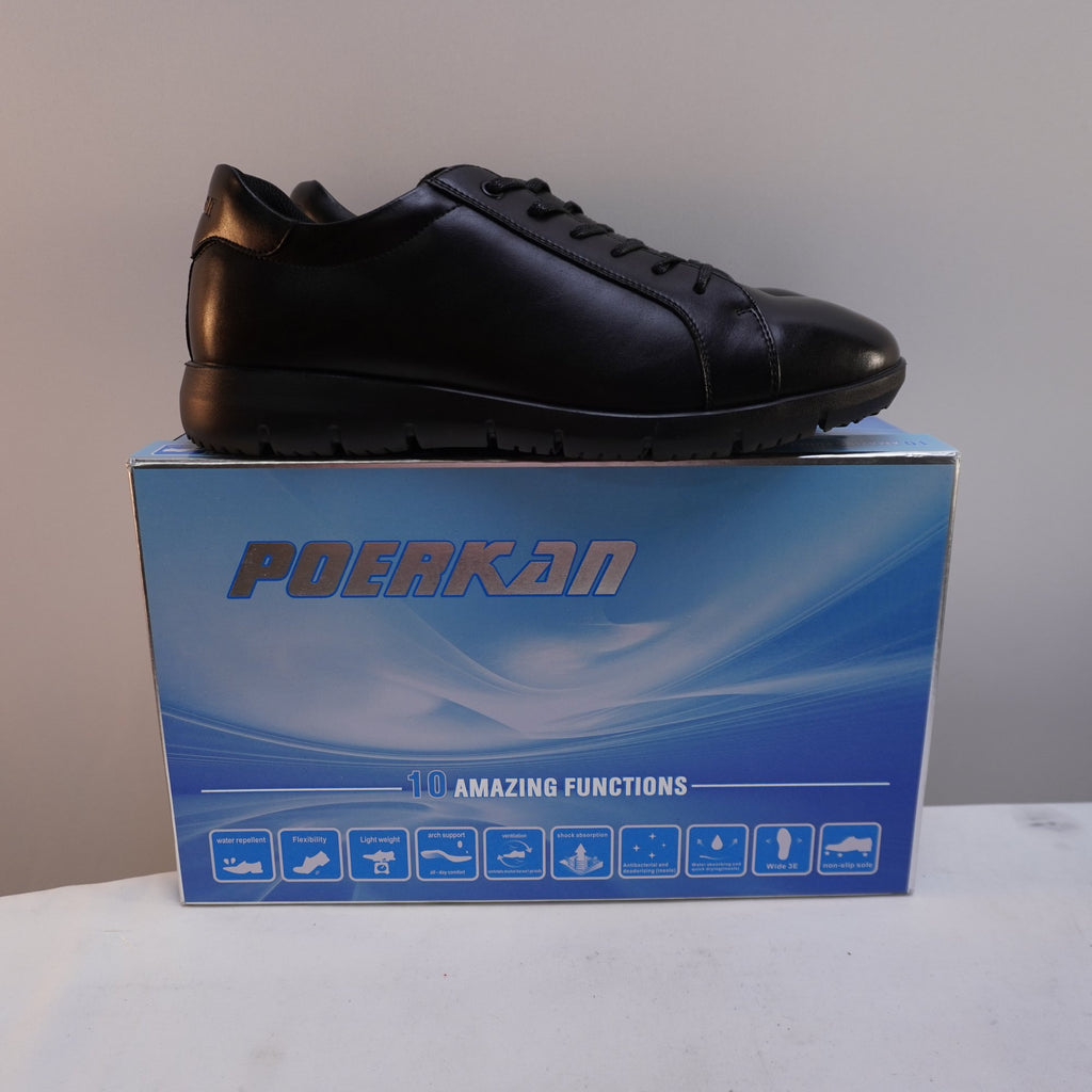 Zapatillas Poerkan para Hombre Usadas - Negras, Talla 41