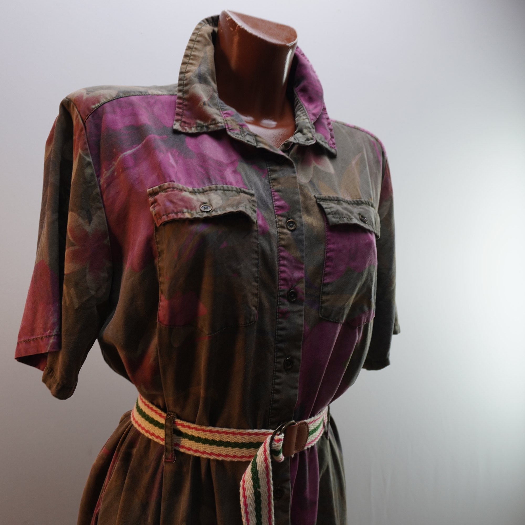 Vestido Desigual para Mujer Usado - Verde, XXXL