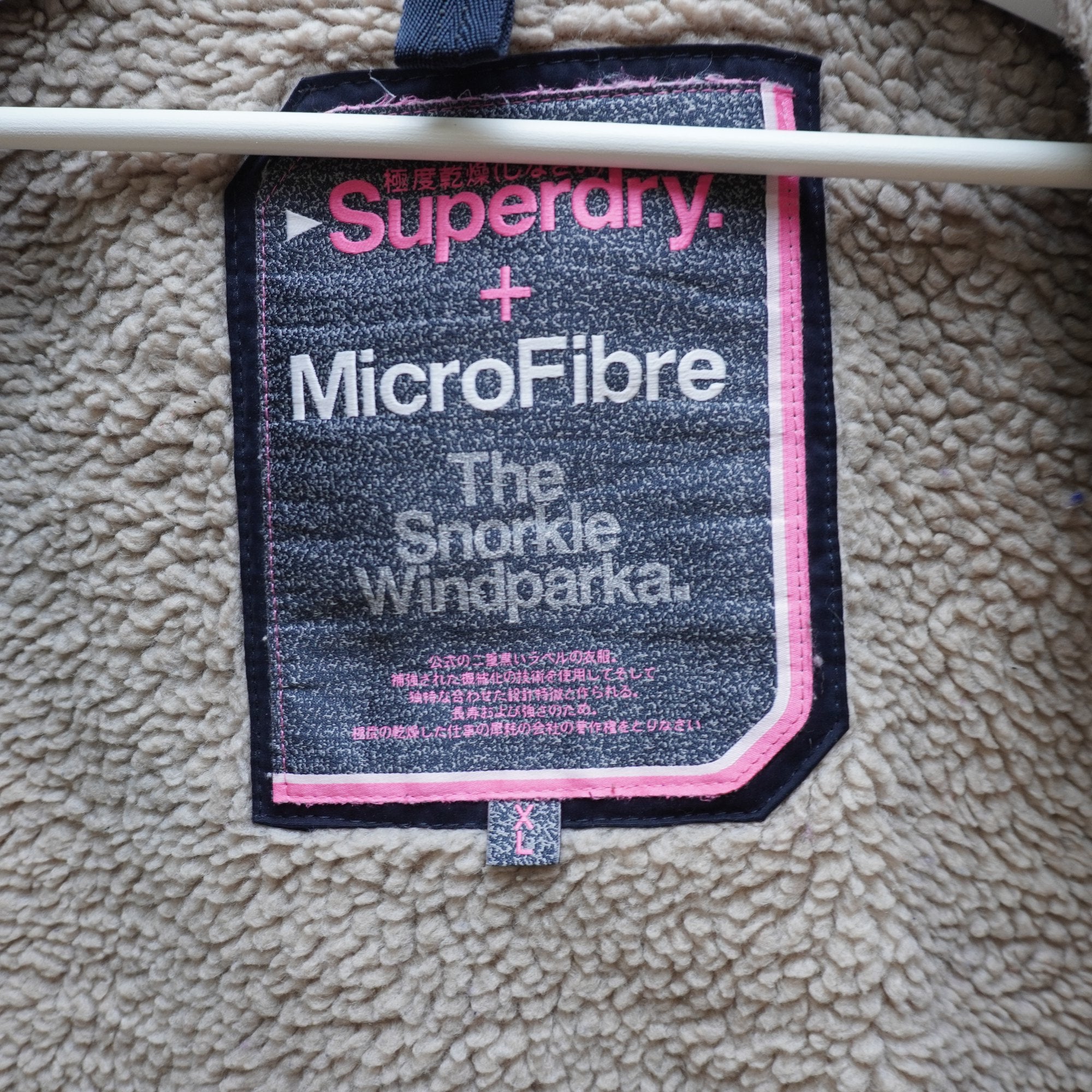 Parka Superdry para Mujer Usada - Azul Marino, XL