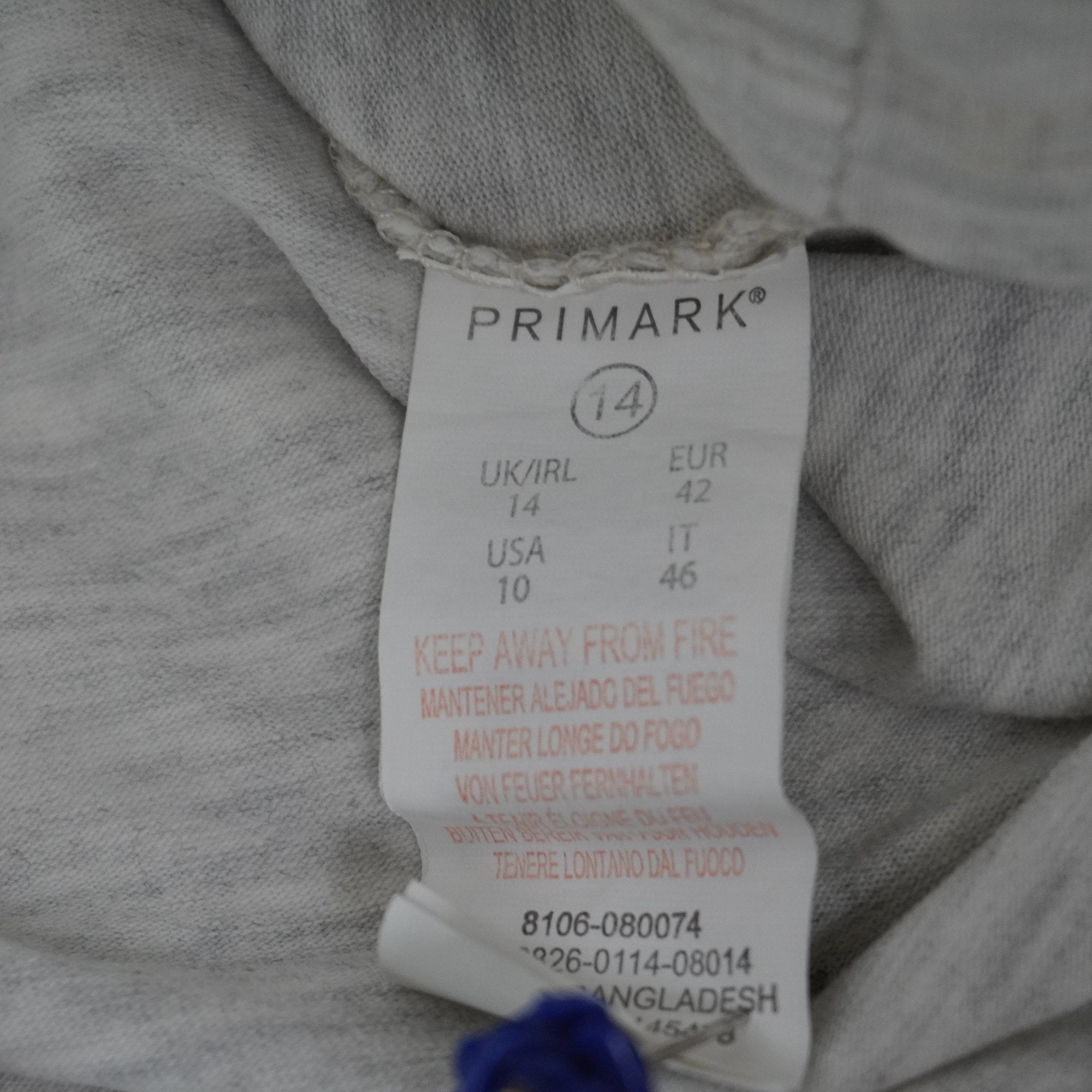 Camiseta sin Mangas Primark para Mujer Usada - Gris, L