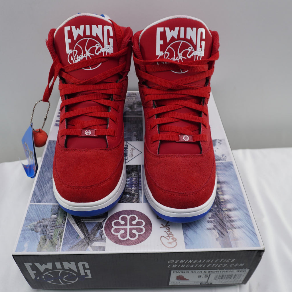 Zapatillas Patrick Ewing 33 Montreal para Hombre Usadas - Rojo, 41.5