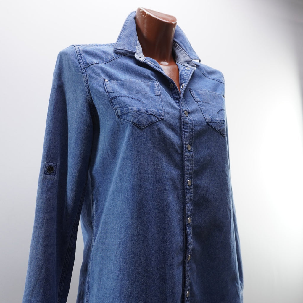 Camisa G-Star para Mujer en Azul, Talla S - Usada en Muy Buen Estado