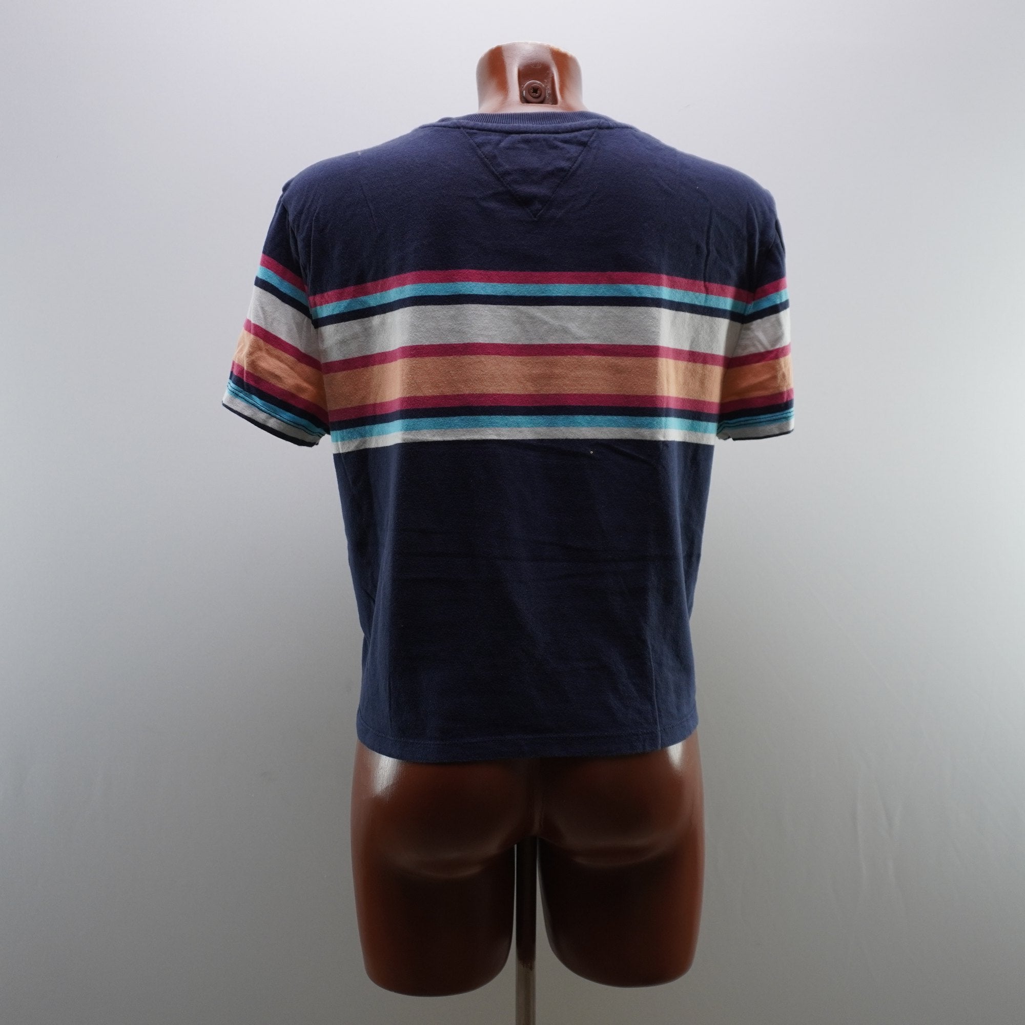 Camiseta de Manga Corta Tommy Hilfiger para Mujer Usada - Azul, M