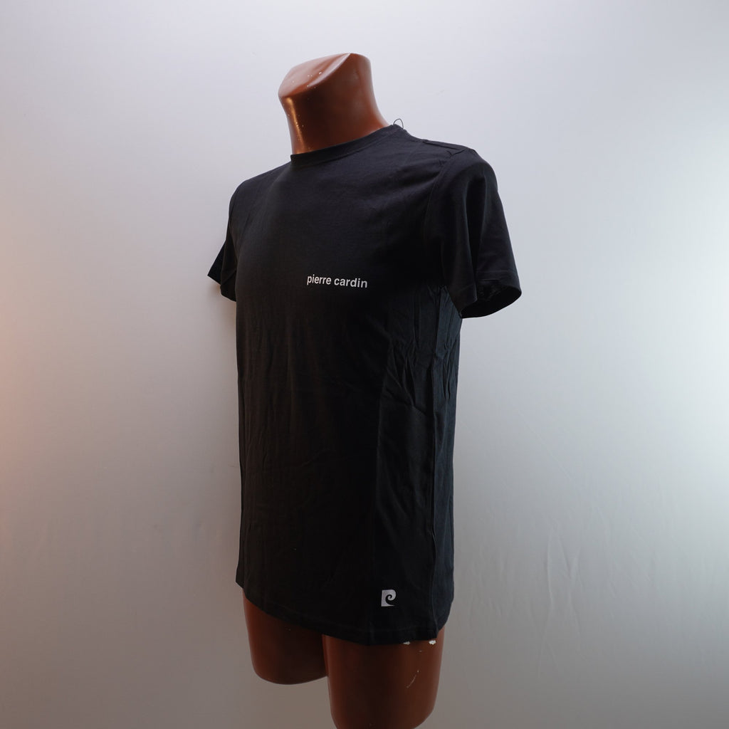 Camiseta de Manga Corta Pierre Cardin para Hombre Usada - Negra, S