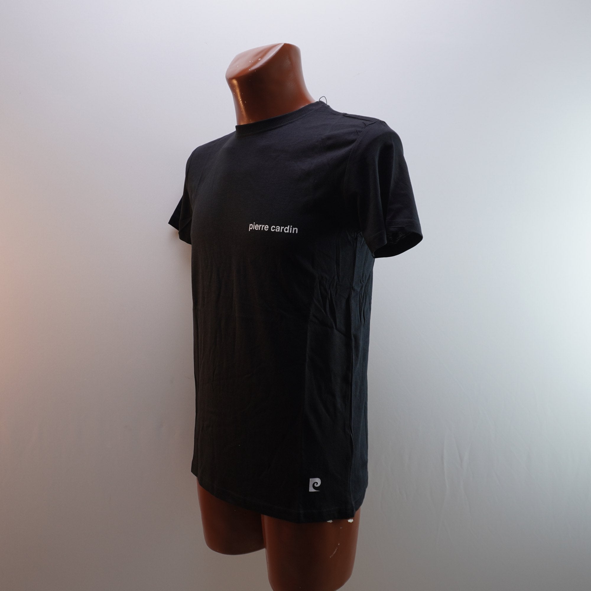 Camiseta de Manga Corta Pierre Cardin para Hombre Usada - Negra, S