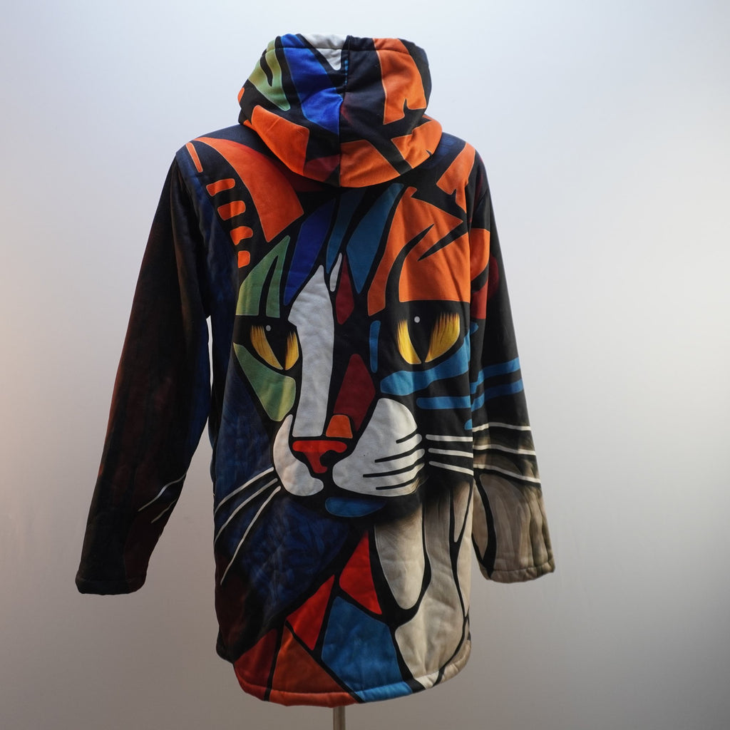 Parca Italian Style para Mujer Usada - Multicolor, M