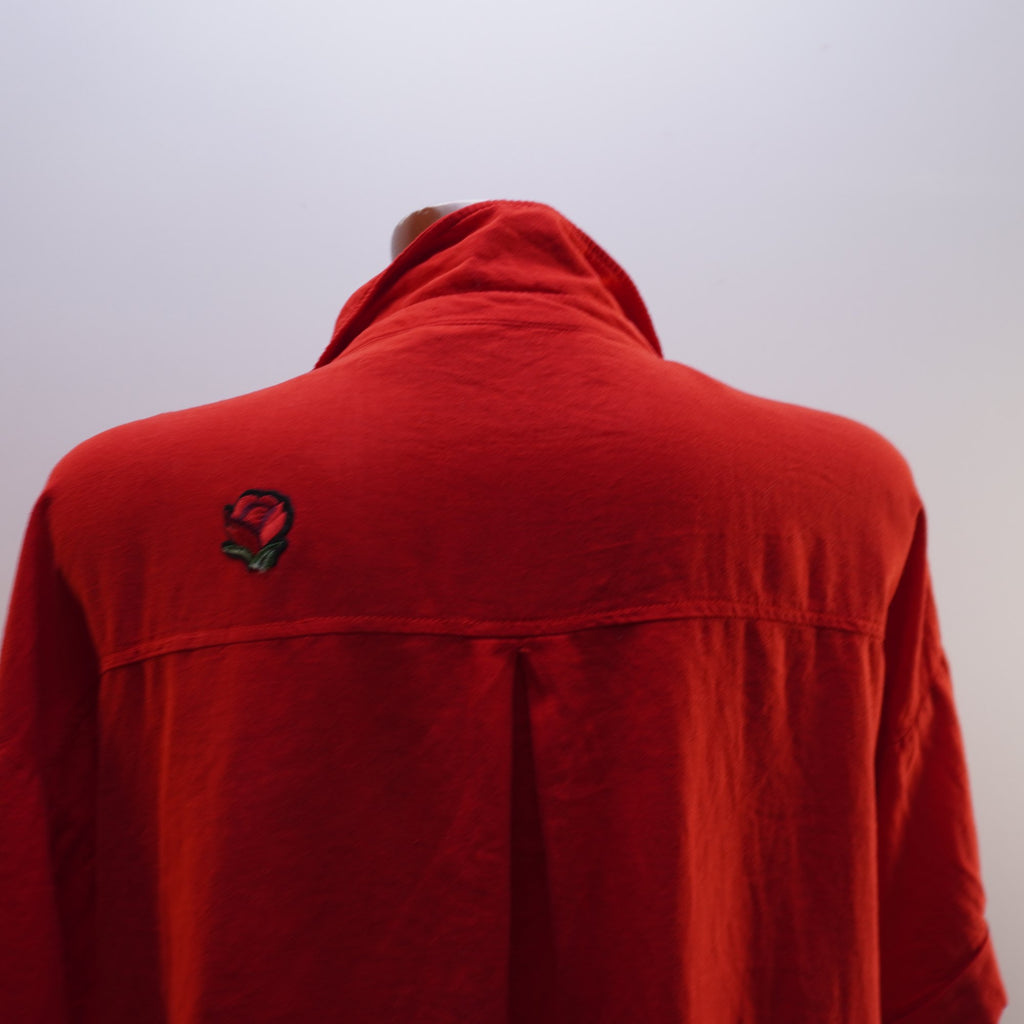 Camisa Henley Zara para Mujer Usada - Roja, M