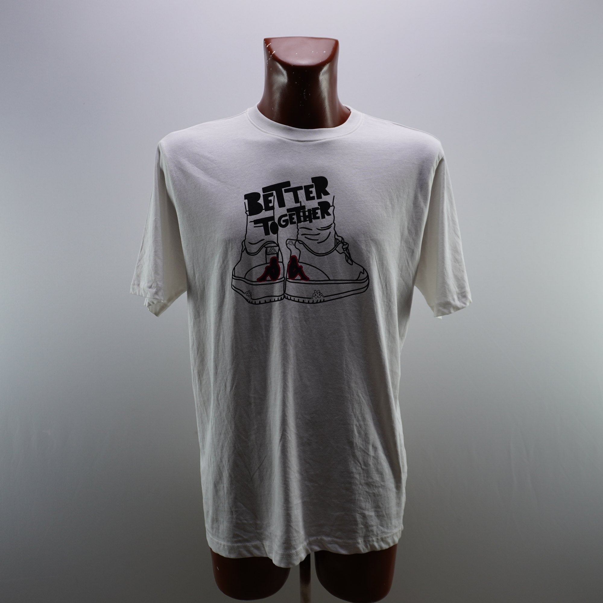 Camiseta Kappa para Hombre Usada - Blanca, XL
