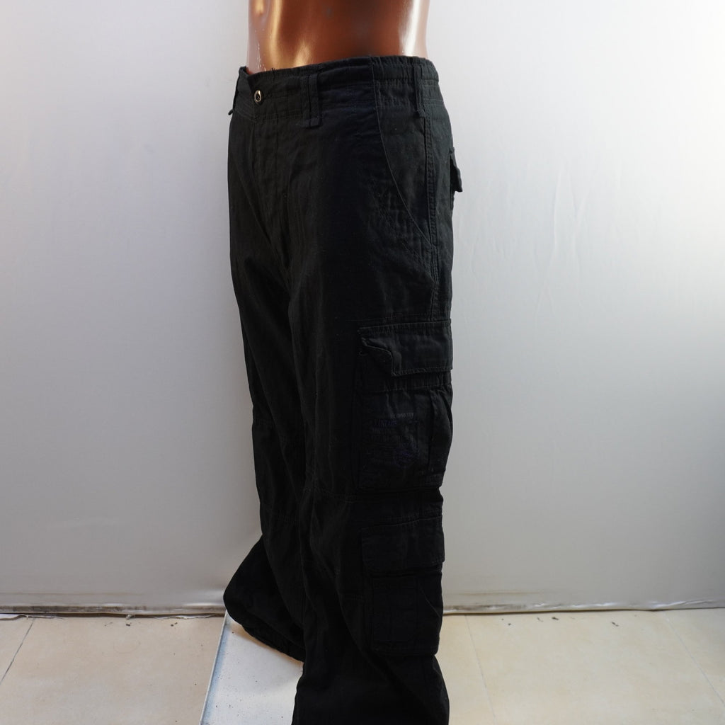 Pantalones Cargo Brandt para Hombre Usados - Negros, XXXL