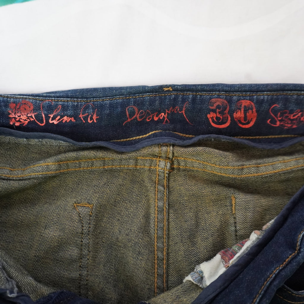 Vaqueros Desigual para Mujer Usados - Azul Marino, M