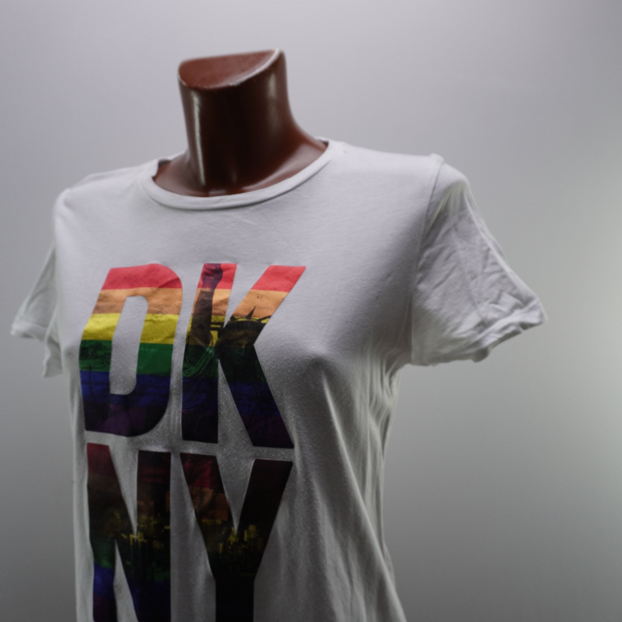 Camiseta DKNY para Mujer Usada - Blanca, L