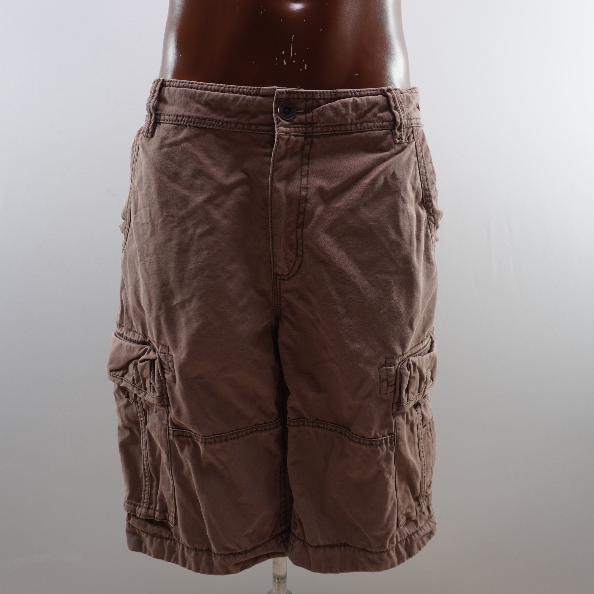 Pantalones Cortos Cargo Fat Face para Hombre - Marrón, XL, Usados en Muy Buen Estado