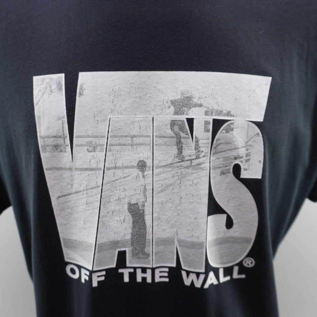 Camiseta Vans para Hombre Usada - Negra, XL