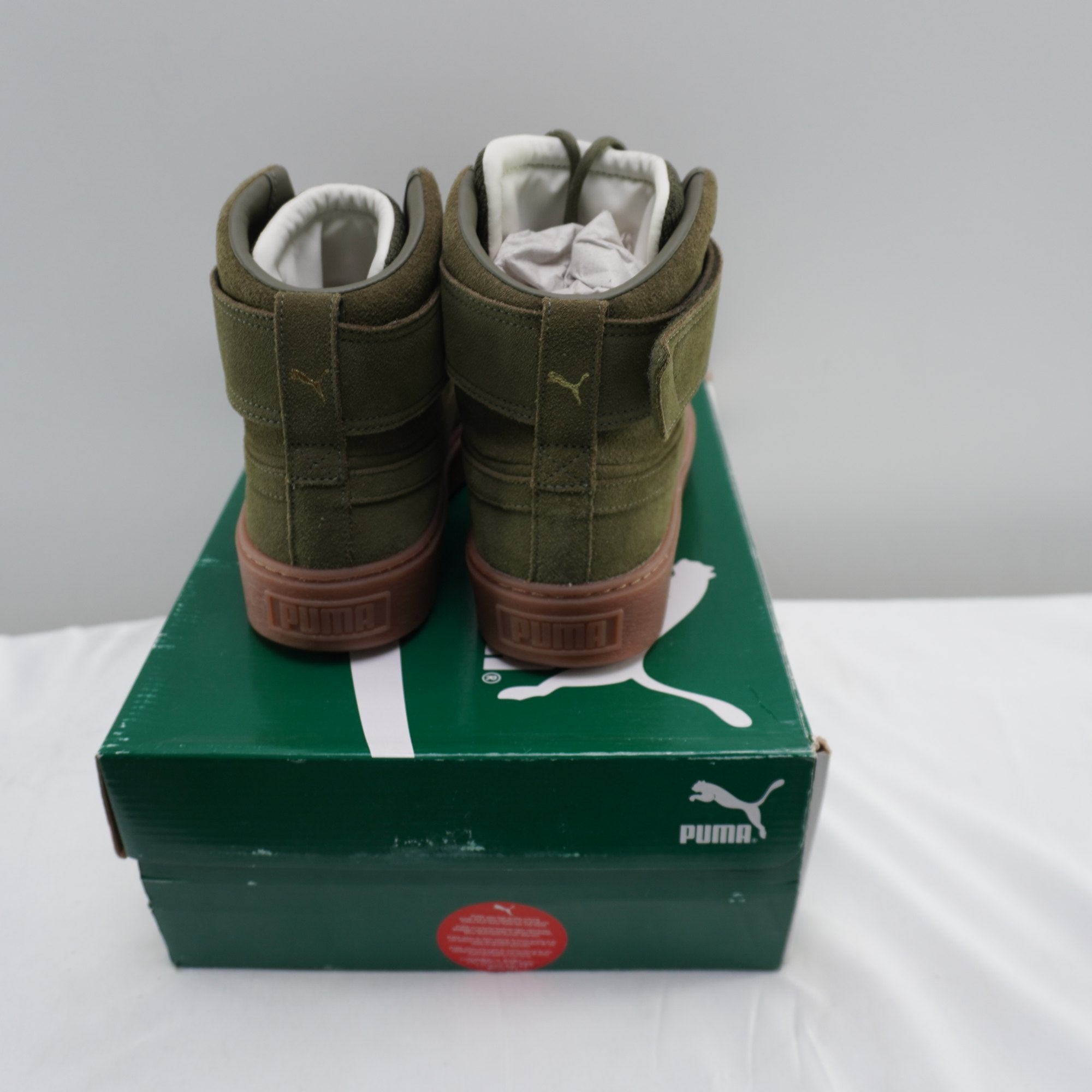Zapatillas Puma para Mujer Usadas - Verde, Talla 39