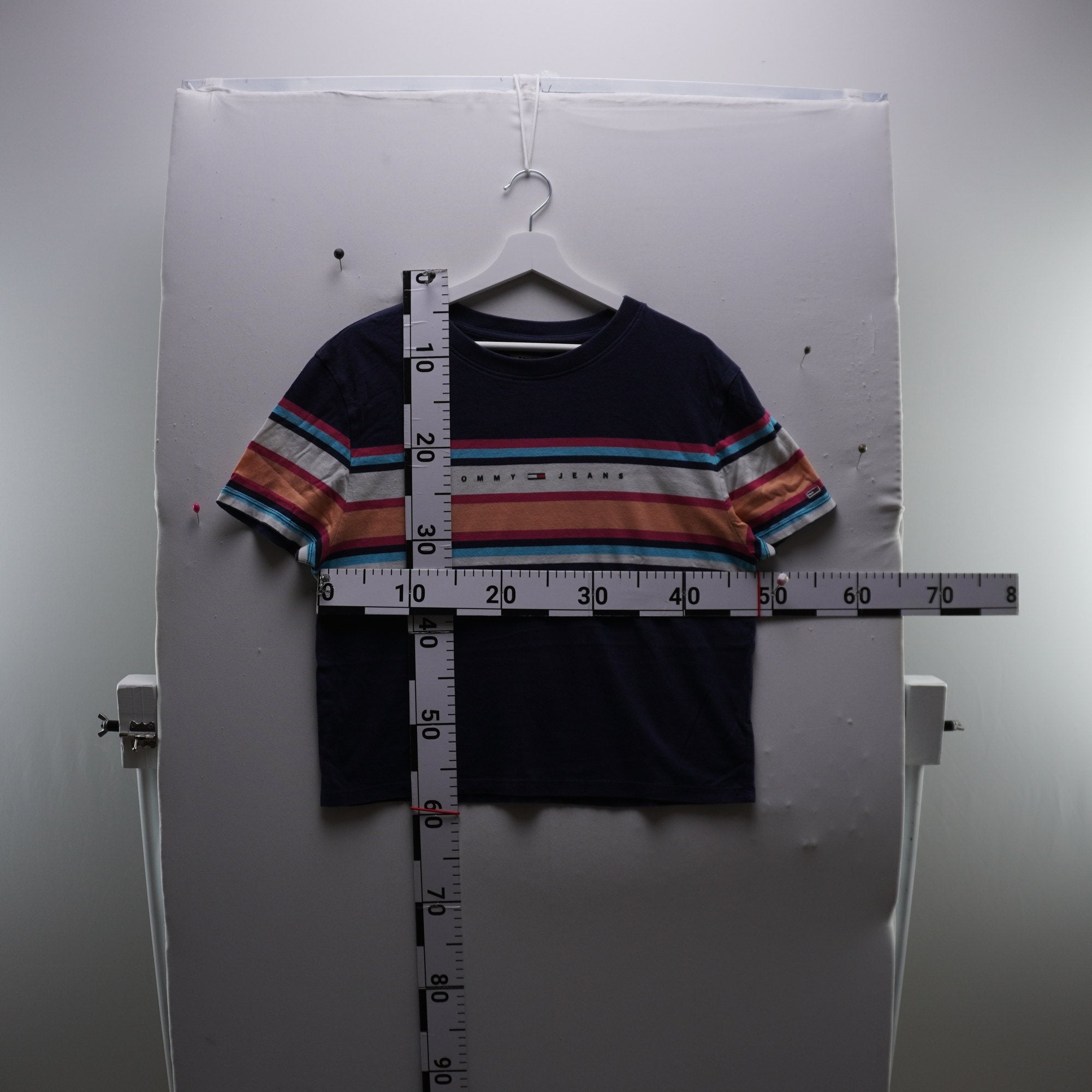 Camiseta de Manga Corta Tommy Hilfiger para Mujer Usada - Azul, M