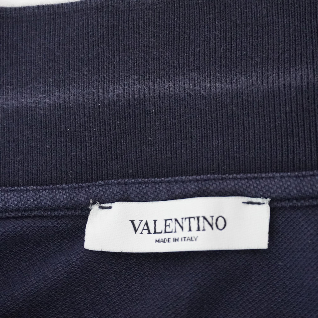 Camiseta de Manga Corta Valentino para Hombre Usada - Azul Marino, XXL