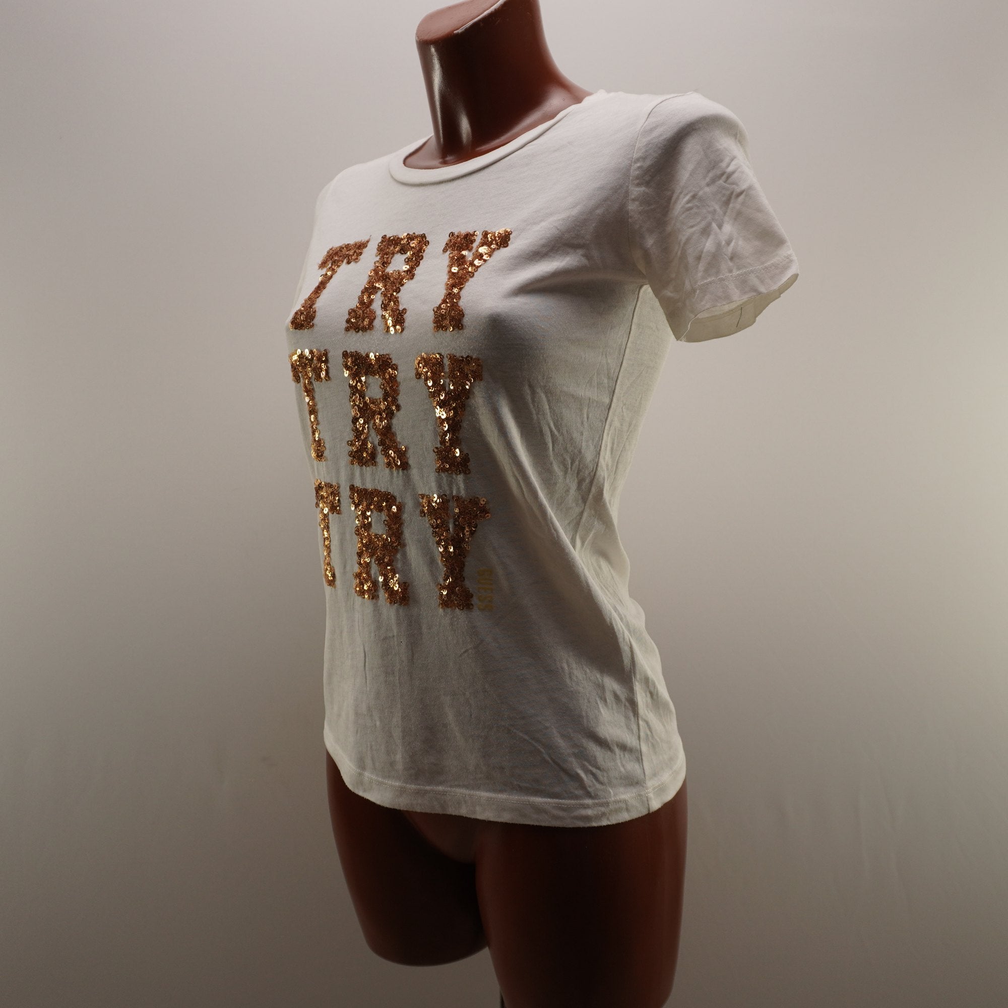 Camiseta Guess para Mujer Usada - Blanca, XS